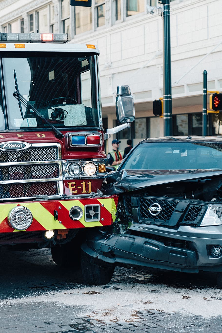 two vehicle collision during daytime, transportation, mode of transportation HD wallpaper