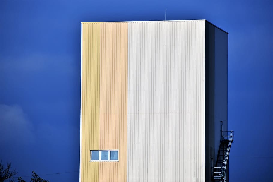 beige and white building, architecture, herrendeich 5, germany HD wallpaper