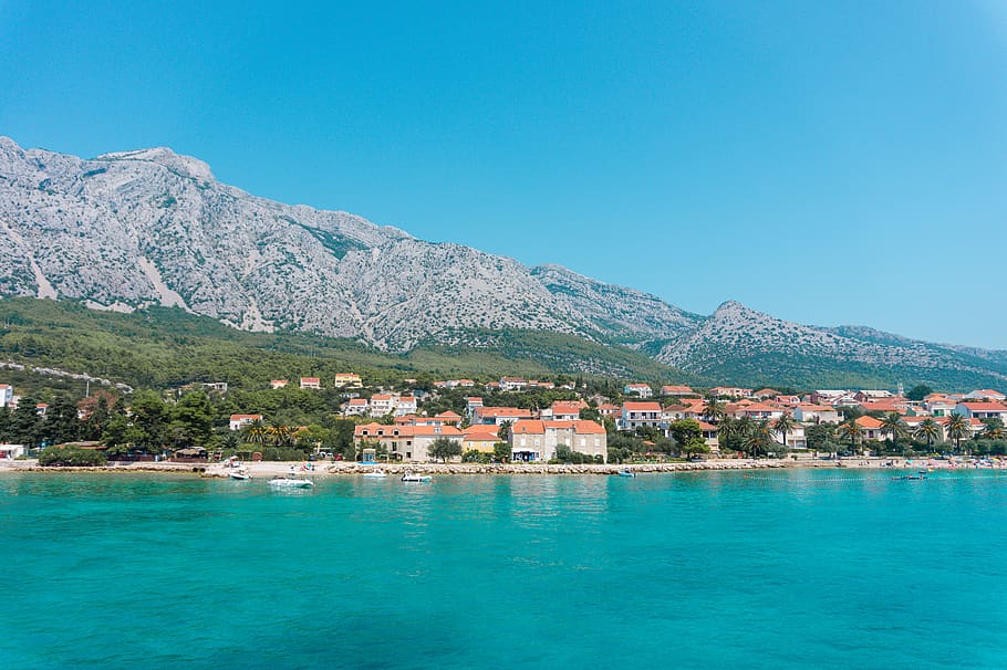 croatia, korčula, summer, island, sea, mountains, korkula island