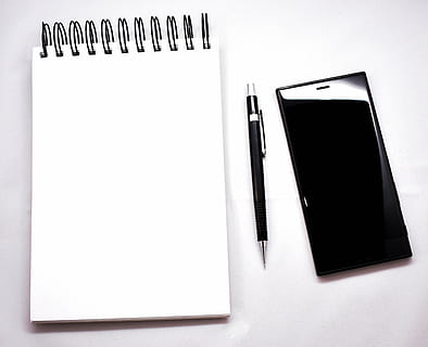 desktop, work, home office, notebook, notepad, workstation HD wallpaper
