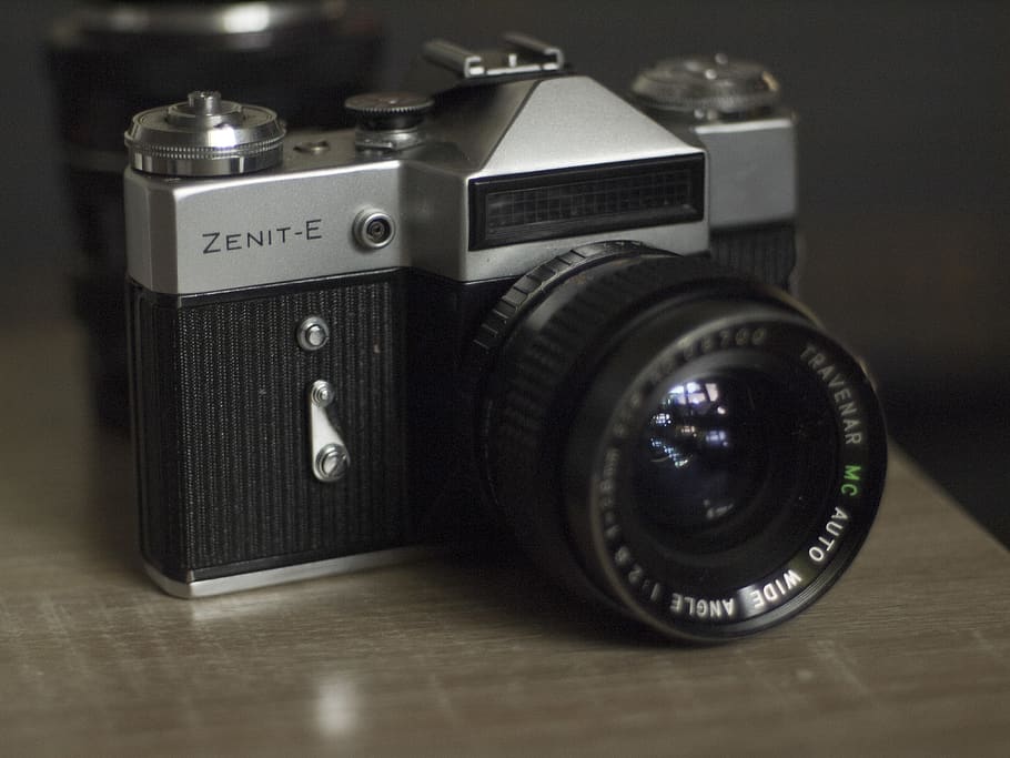 old camera, zenit, photography themes, camera - photographic equipment HD wallpaper