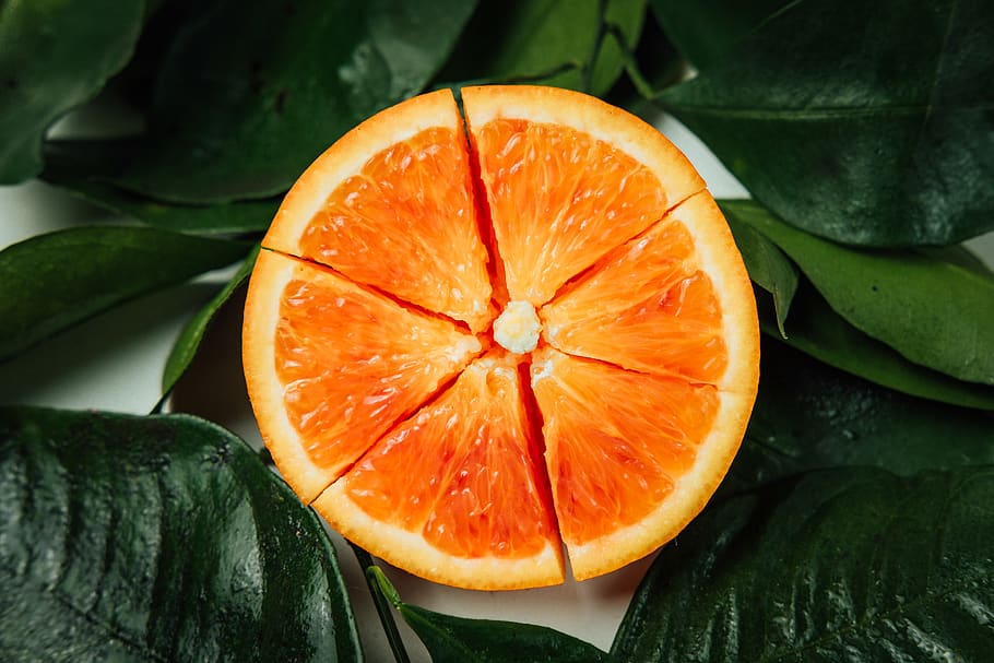 sliced oranger, food, healthy eating, food and drink, fruit, orange color HD wallpaper