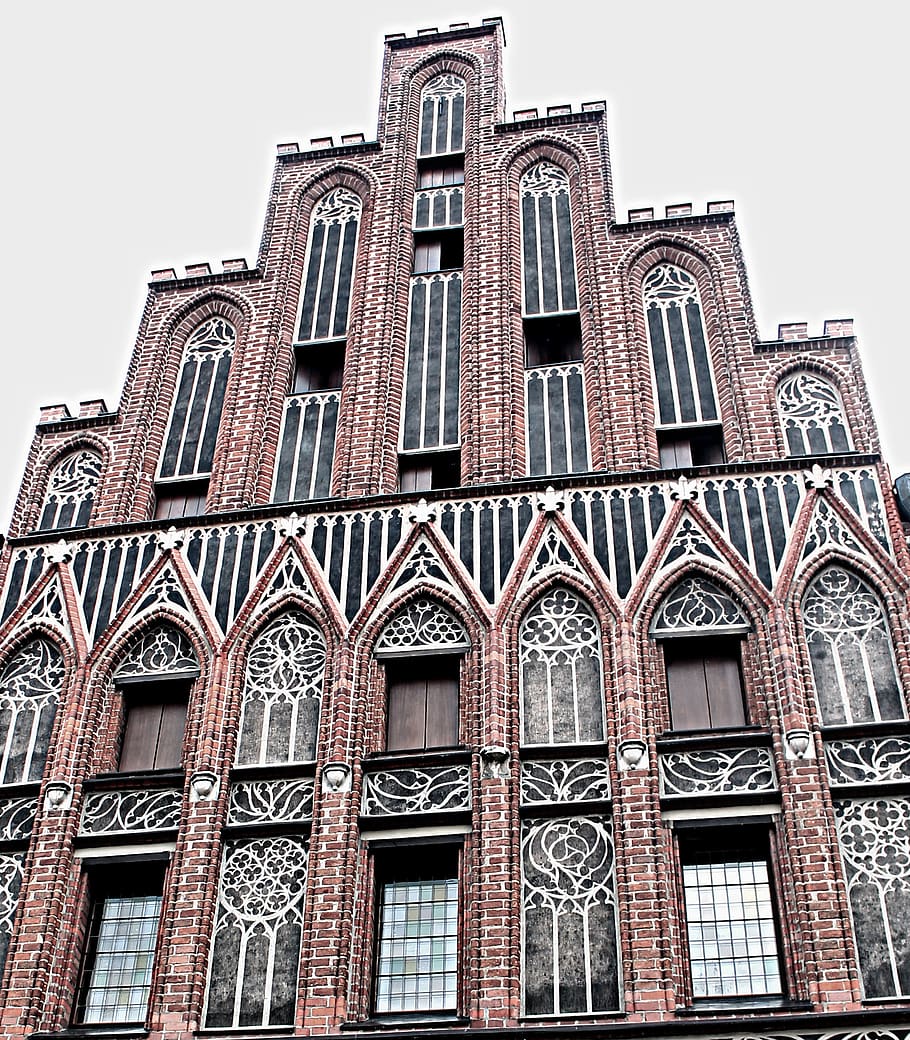 poland, torun, architecture, building exterior, built structure HD wallpaper