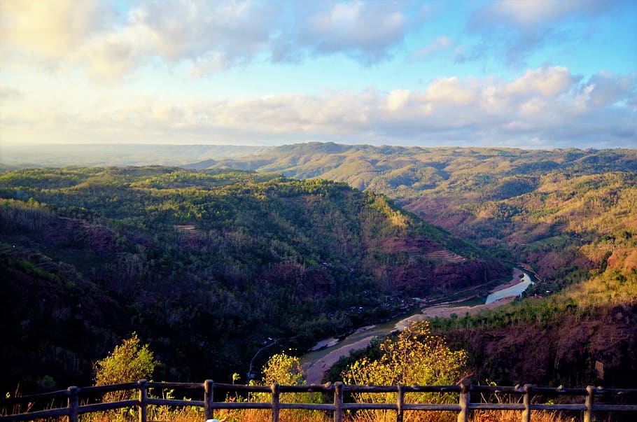 indonesia, mangunan, landscape, wonderful, yogyakarta, tree, HD wallpaper