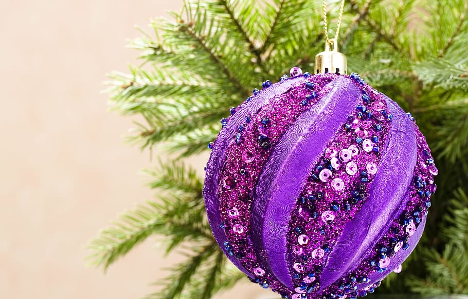 background, ball, bauble, celebration, christmas, color, decor HD wallpaper