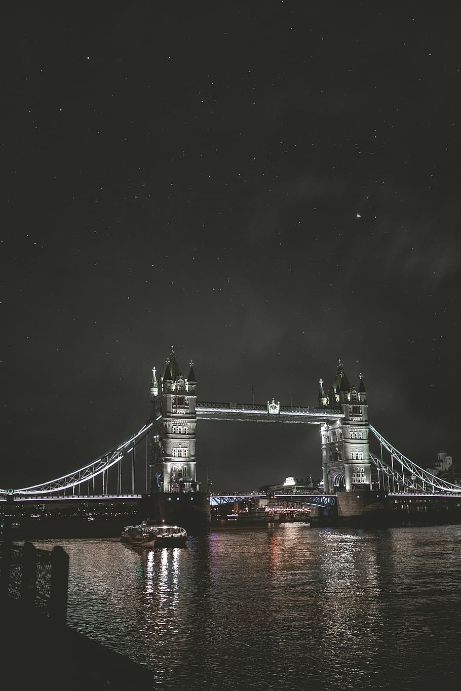 gray bridge at night time, built structure, architecture, bridge - man made structure HD wallpaper
