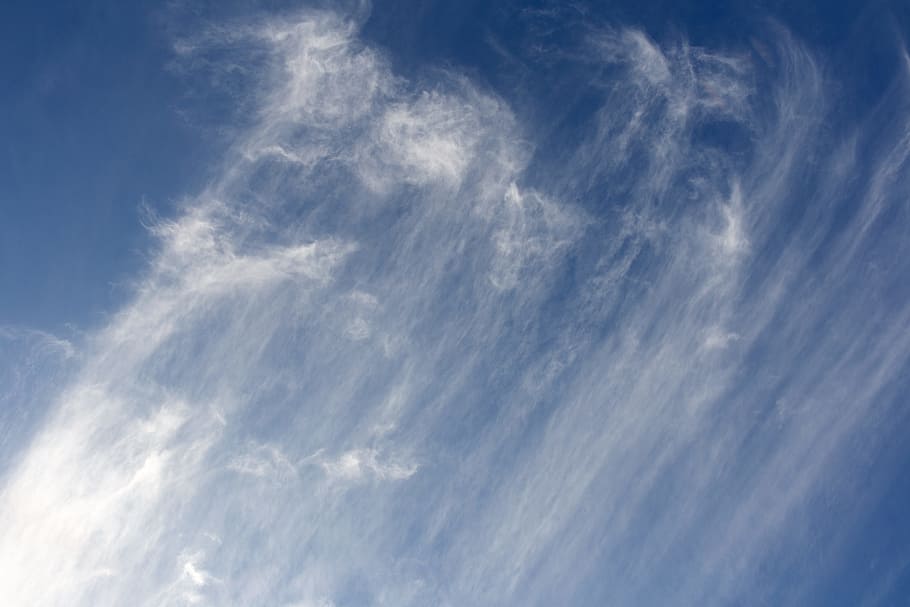 Photography of Blue Sky, cirrus clouds, cloudscape, outdoors HD wallpaper