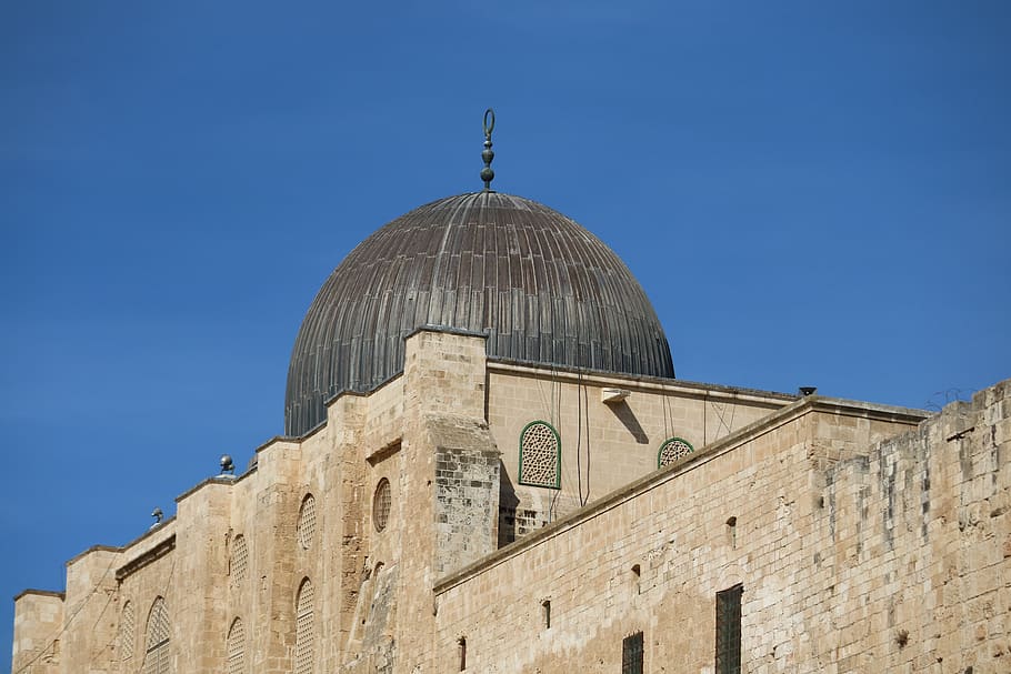 HD wallpaper: al-aqsa mosque, jerusalem, historic center, temple mount,  building exterior | Wallpaper Flare