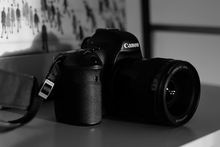 camera, electronics, digital camera, person, human, strap, camera lens HD wallpaper