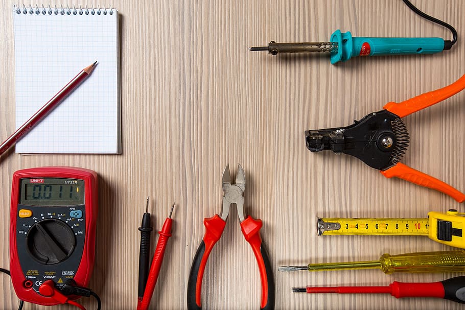 Screwdriver and Tools, various, equipment, hand tool, work tool, HD wallpaper