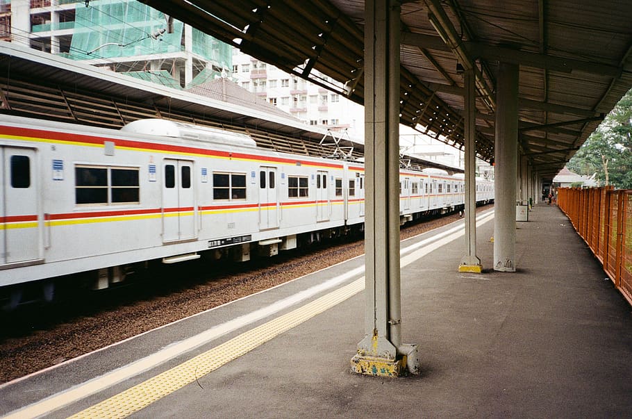 train station, transportation, vehicle, jakarta, indonesia, way HD wallpaper