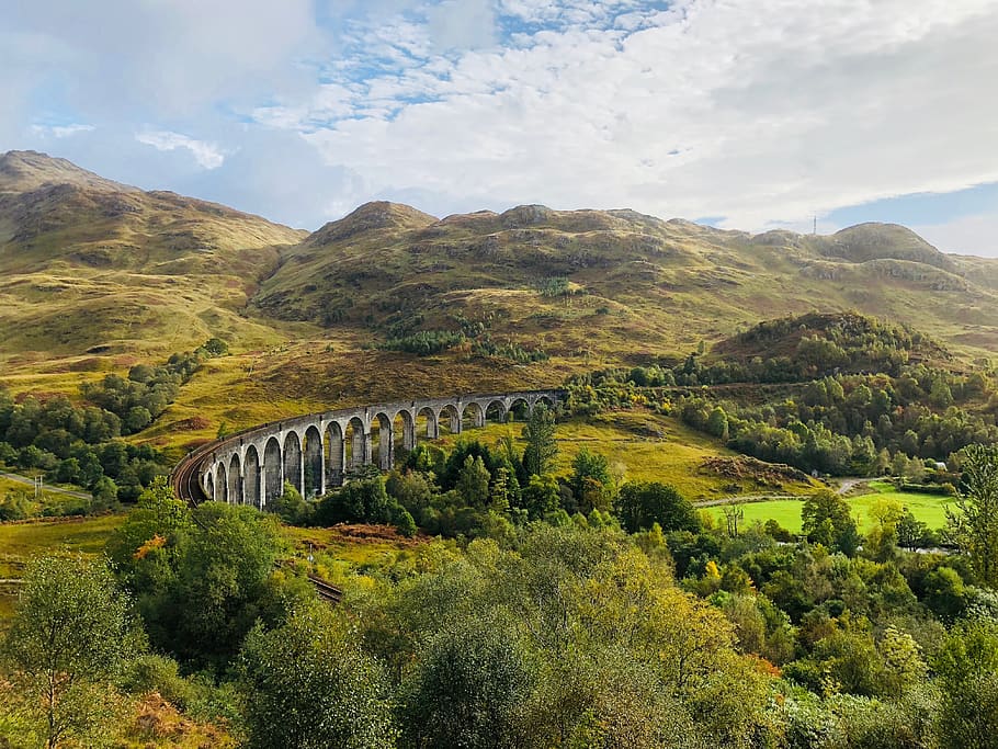 bridge, scotland, tourism, highlands, historically, viaduct, HD wallpaper