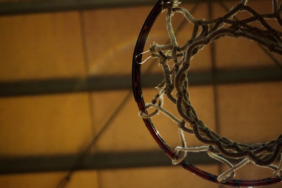 hoop, basketball, ring, close-up, no people, metal, focus on foreground HD wallpaper