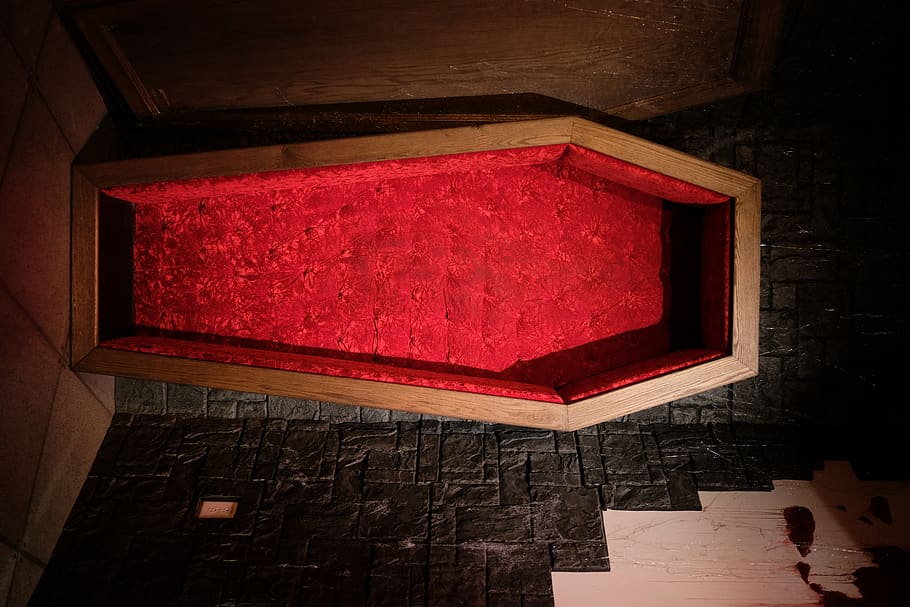 red, wood - material, indoors, no people, architecture, built structure HD wallpaper