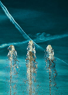 spain, barcelona, up, down, blue, colorful, imagine, water HD wallpaper