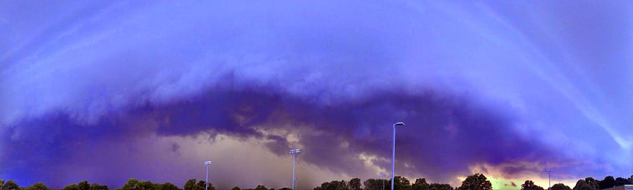 rain, stormcloud, cloud - sky, panoramic, nature, beauty in nature HD wallpaper