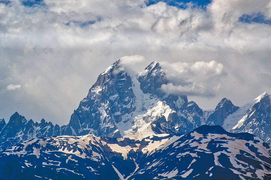tundra mountain, nature, snow, glacier, ice, outdoors, mountain range HD wallpaper