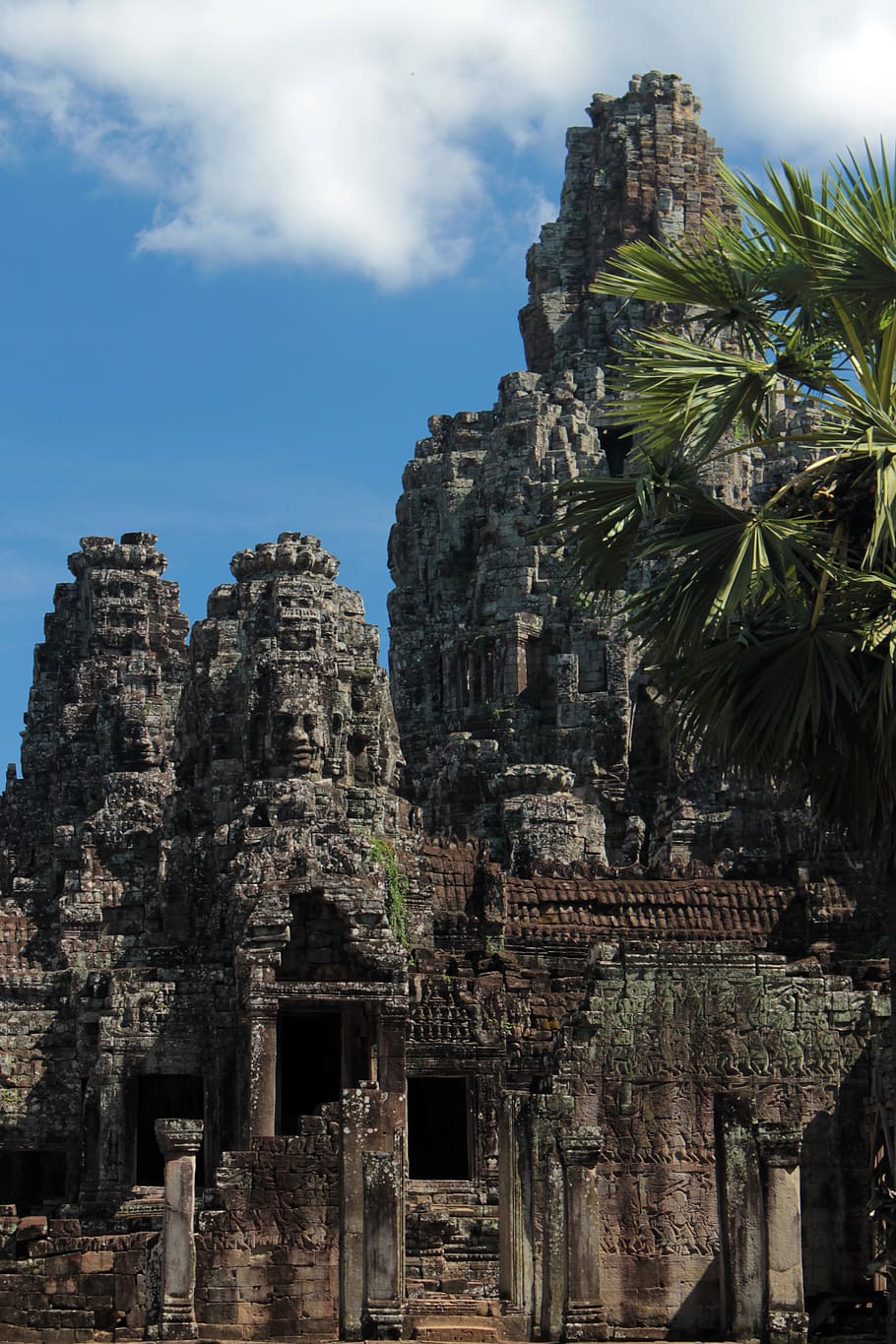 Hd Wallpaper Cambodia The Bayon Ancient Ruins Angkor Wat Built Structure Wallpaper Flare