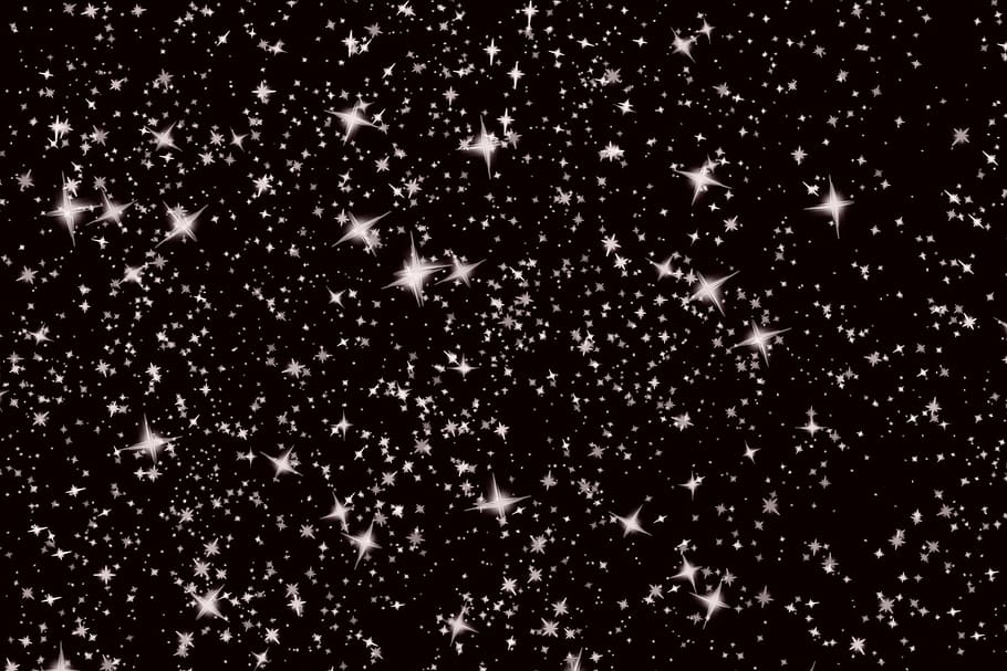 flake, snow, stars, texture, design, winter, christmas, night HD wallpaper