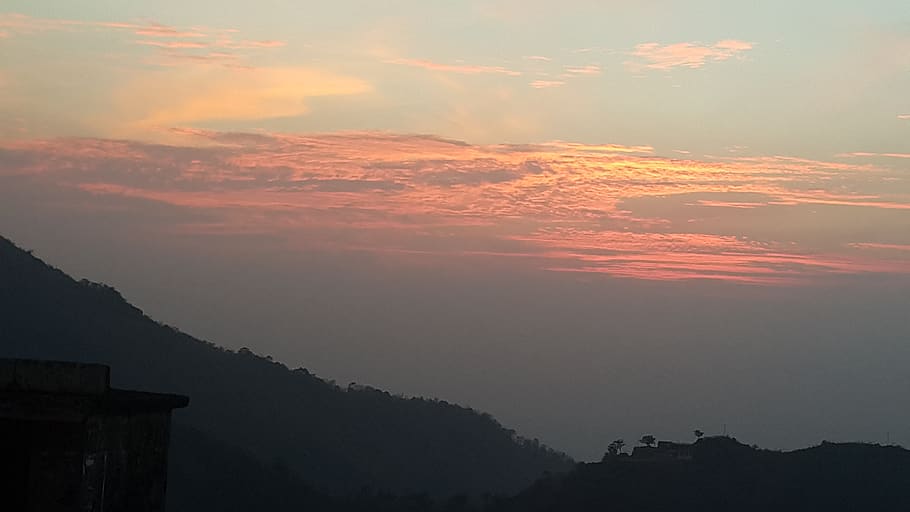 sunset, sky, mood, evening, nature, atmospheric, color, cloud - sky HD wallpaper