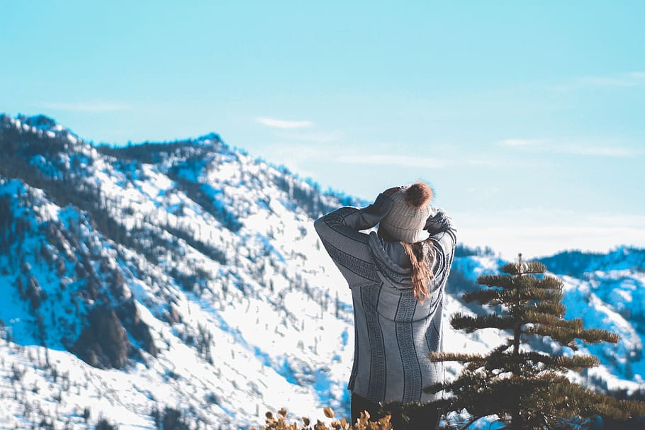 Landscape, winter, beauty in nature, sky, scenics - nature, snow HD wallpaper