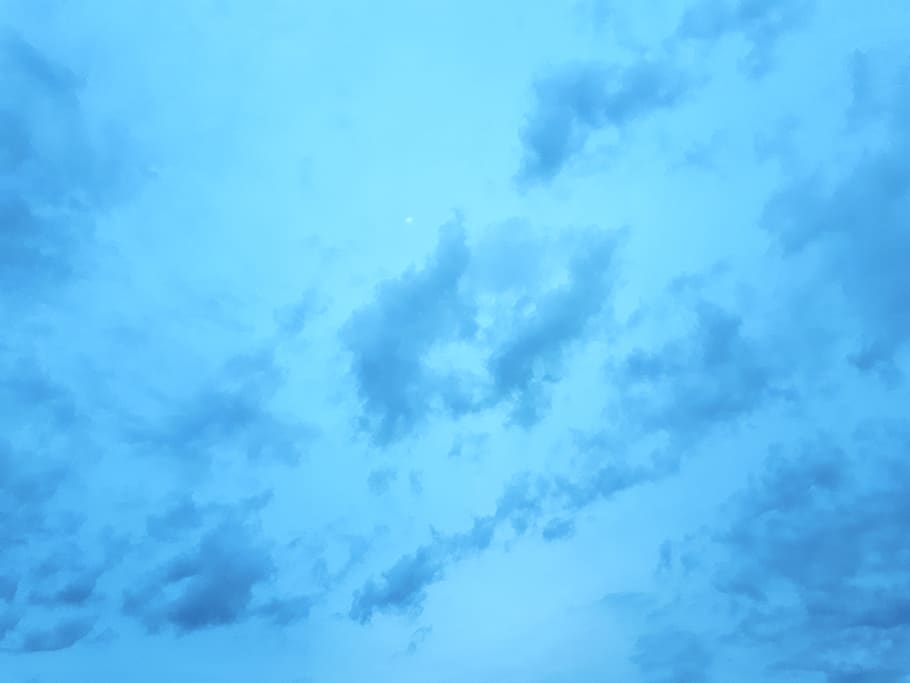 overcast, clouds, sky, cloud - sky, low angle view, blue, beauty in nature HD wallpaper