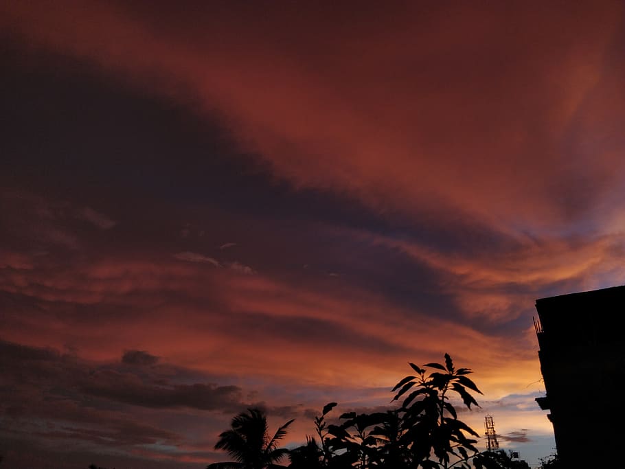 india, bengaluru, 511, sky, sunset, scenics - nature, cloud - sky HD wallpaper