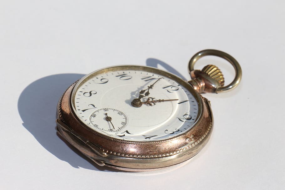 time, pocket watch, clock face, nostalgia, instrument of time HD wallpaper