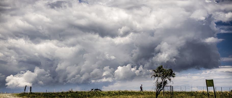 sky, epic, clouds, storm, minimal, cloud - sky, environment HD wallpaper