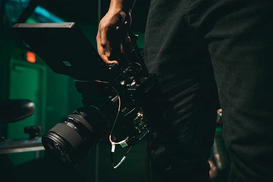 person holding black DSLR camera, electronics, human, photographer, HD wallpaper