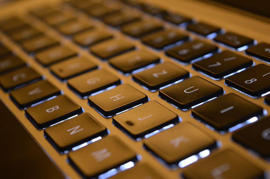 keyboard, macbook air, laptop, computer, work, notebook, apple HD wallpaper
