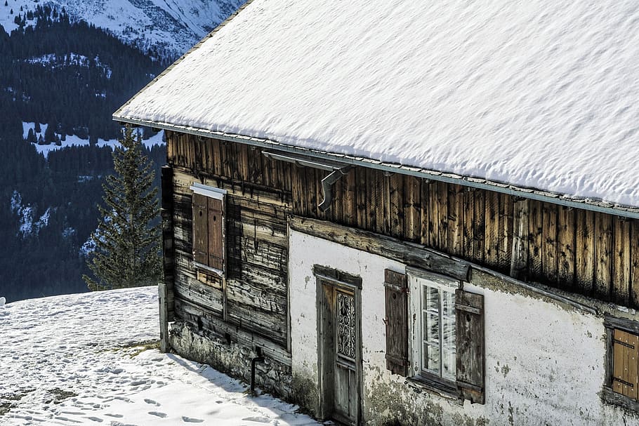 house, old, lapsed, masonry, rustic, rural, hut, barn, farm HD wallpaper