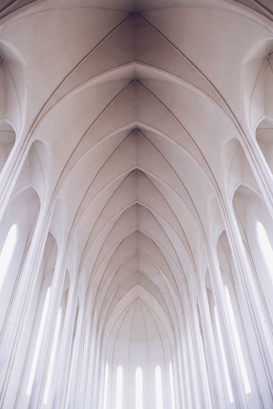 nave, cathedral, interior, church, arches, architecture, ceiling HD wallpaper