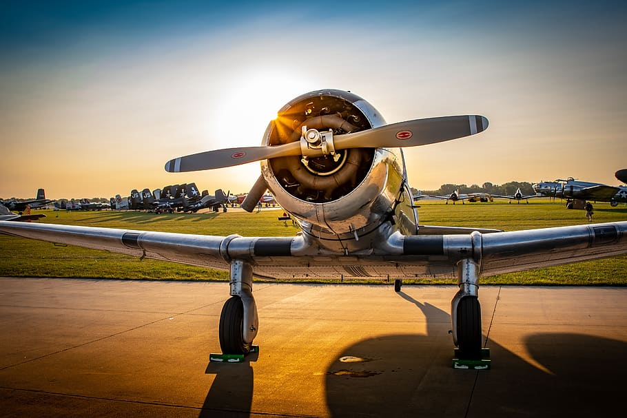 aircraft, ww2, old, vintage, flight, plane, propeller, aviation, HD wallpaper