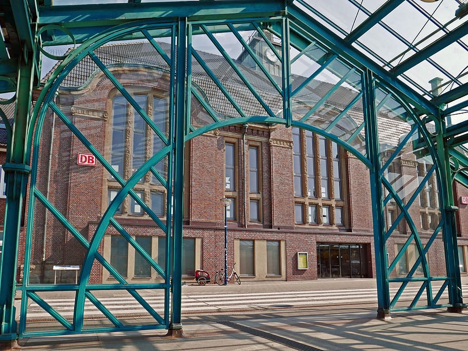 bremerhaven, hbf, access, input, passage, lobby, shops, gastronomy HD wallpaper