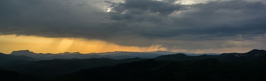 nature, outdoors, sky, cloud, mountain, mountain range, weather HD wallpaper