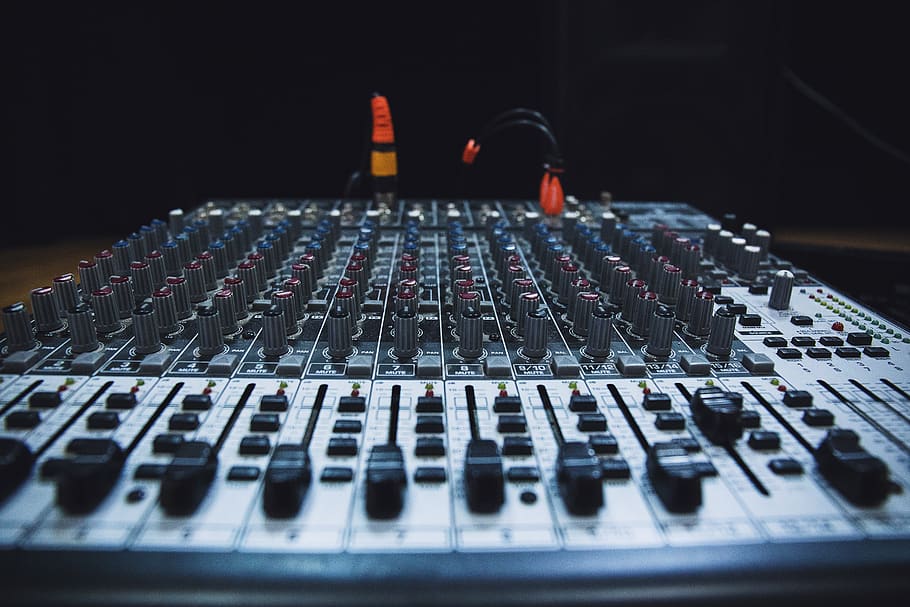sound, mixer, electronic, technology, audio, equipment, panel HD wallpaper