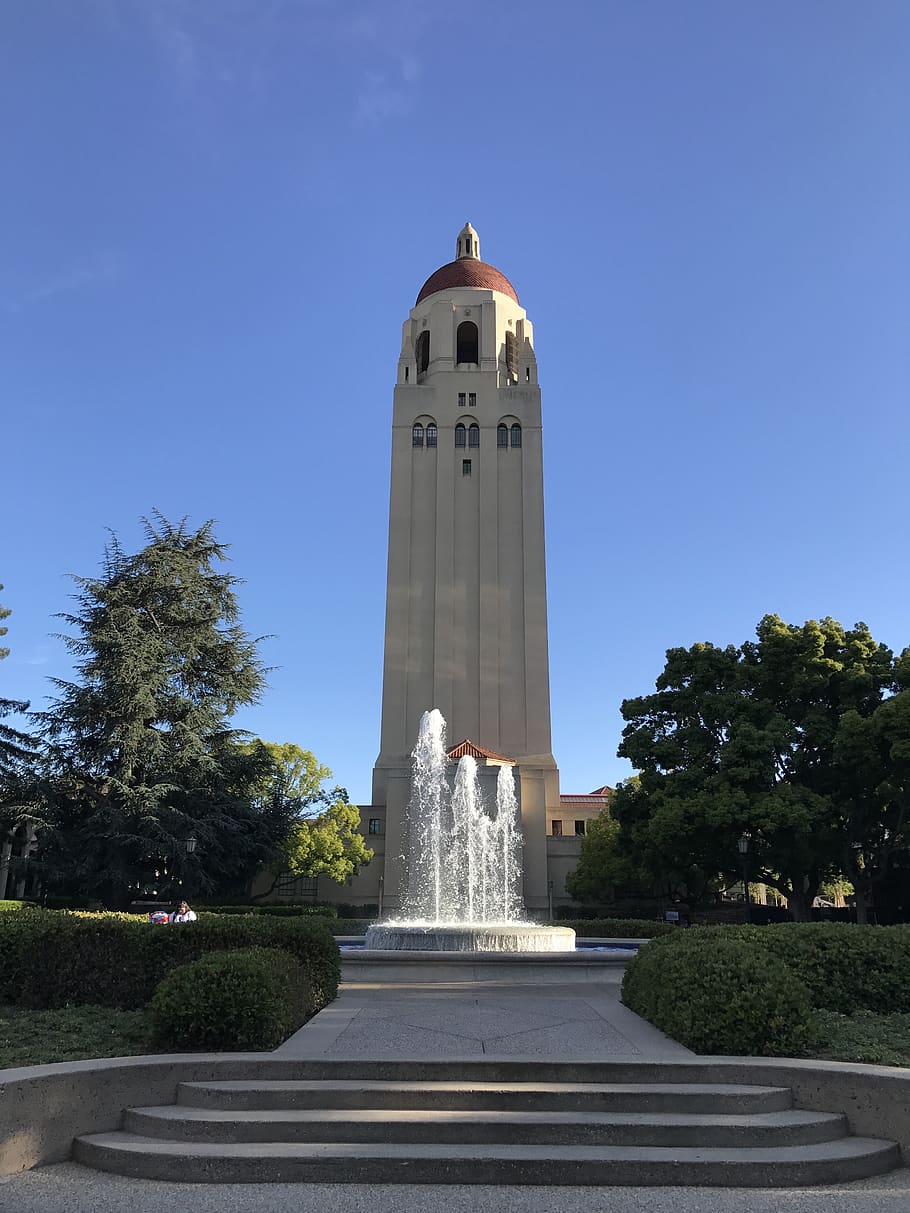 stanford, united states, tower, palo alto, sky, plant, tree