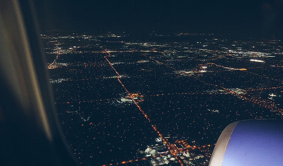 Bright lights: flying city