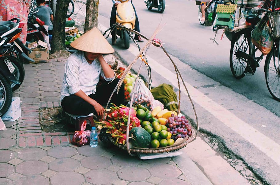 vietnam, hanoi, asia, people, world, street, nomad, transportation, HD wallpaper