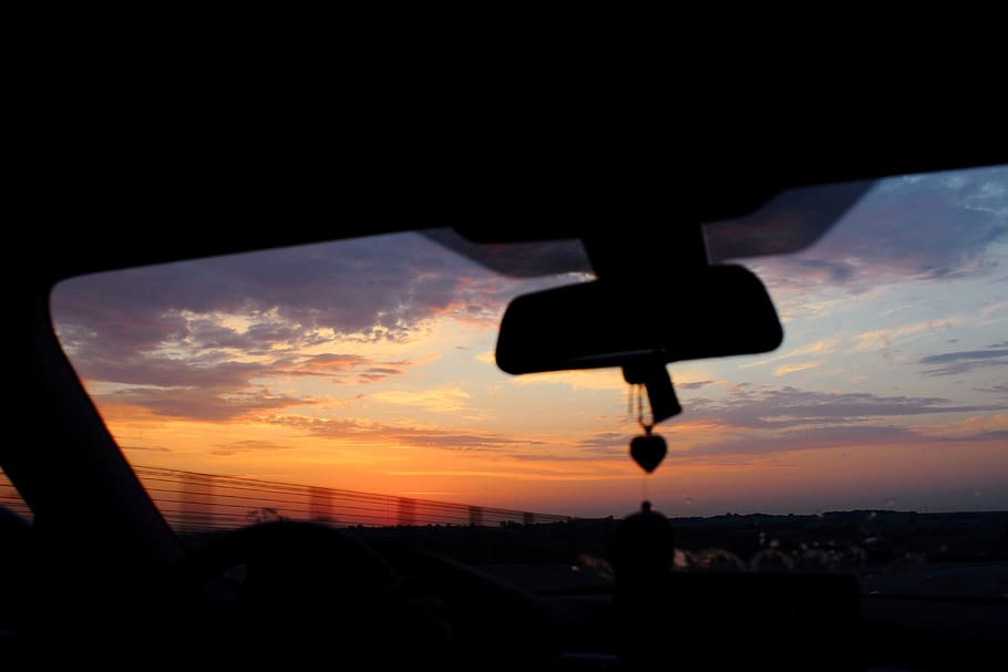 sunset, sunrise, summer, roads, morning, shadows, dark, window HD wallpaper