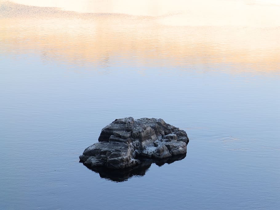stone, river, boulder, gold, cataract, nil, egypt, water, nature HD wallpaper
