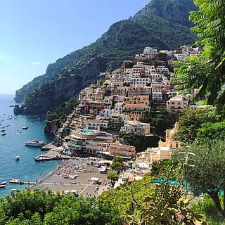 italy, positano, architecture, building exterior, built structure HD wallpaper
