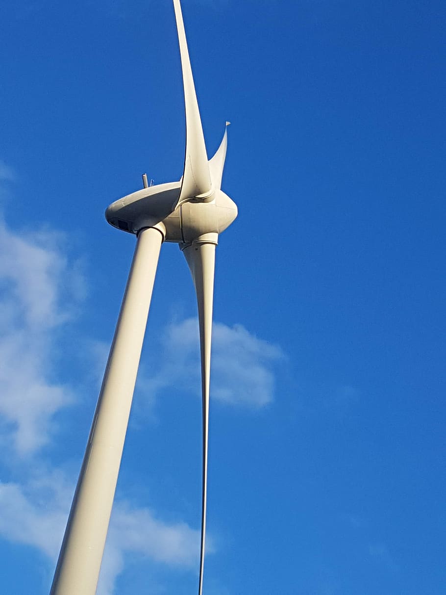 windmill, sky, clouds, architecture, energy, power, windmills, HD wallpaper
