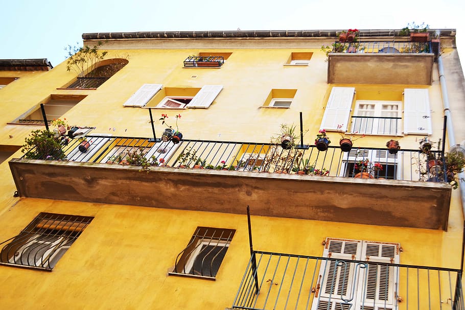 france, nice, building exterior, architecture, built structure HD wallpaper