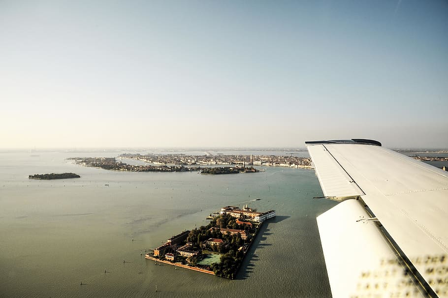 italy, venice, sky, water, transportation, mode of transportation HD wallpaper