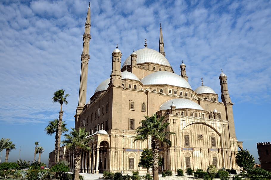 egypt, cairo, muhammad-ali-mosque, architecture, religion, minaret HD wallpaper