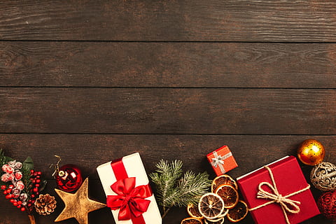 gift, box, christmas, present, celebration, holiday, seasonal HD wallpaper