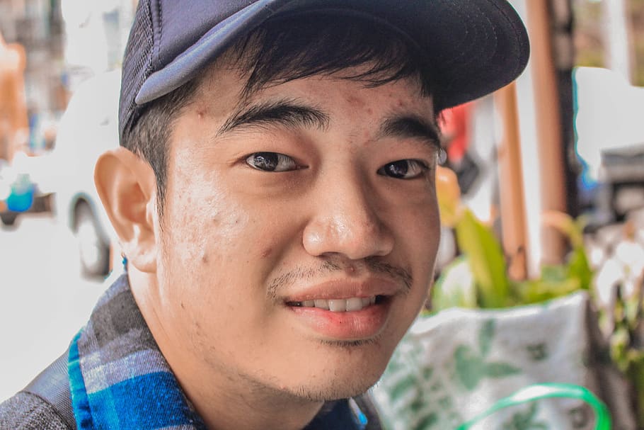 face, human, person, apparel, clothing, hat, smile, baguio HD wallpaper