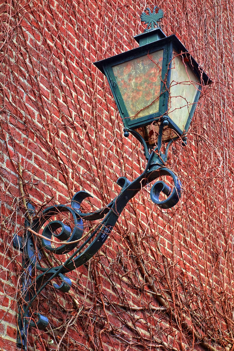 lantern, lamp, facade lamp, wall lamp, sconce, retro lamp, lighting HD wallpaper